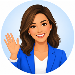 Donna assistant waving